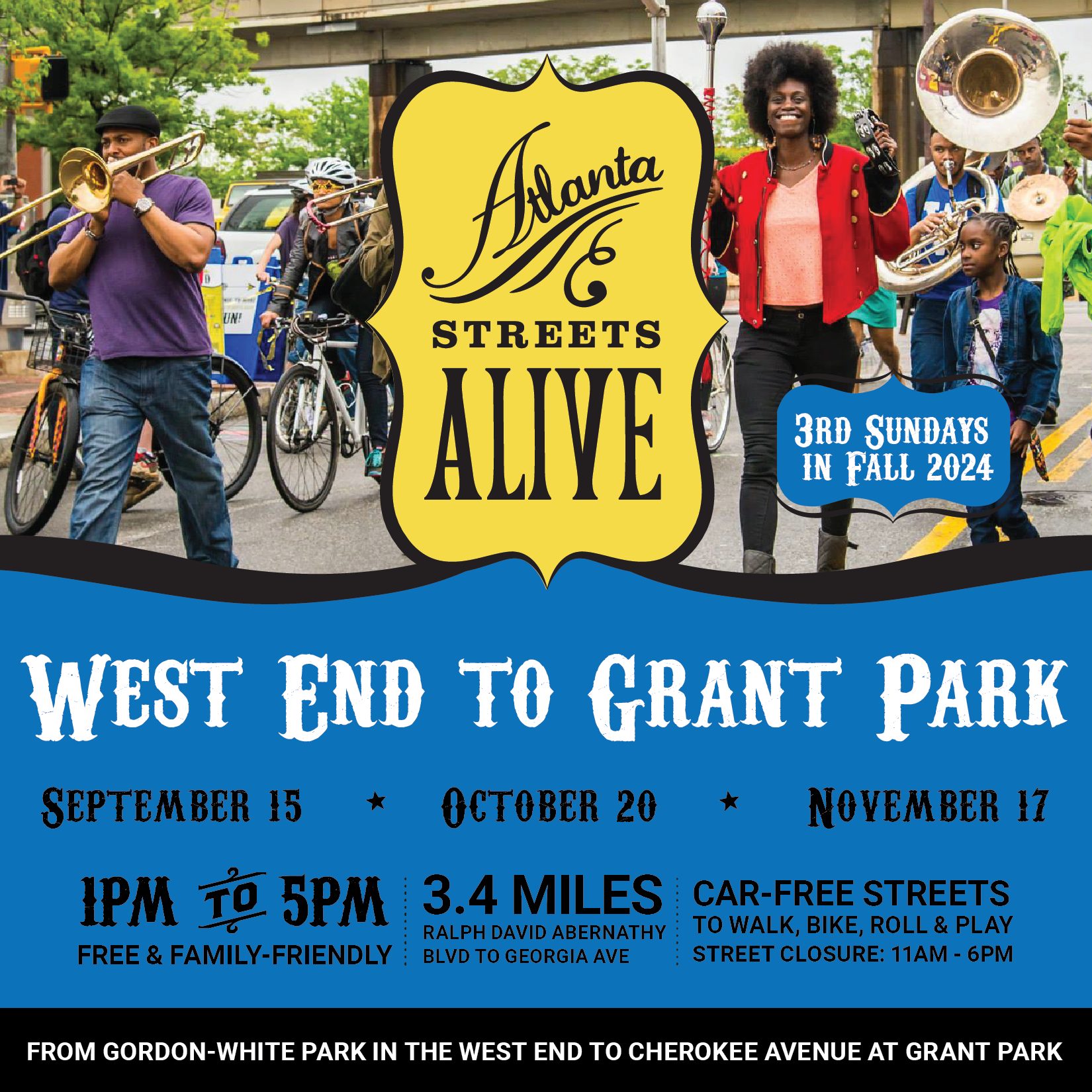 Atlanta Streets Alive: Nov 17th - Halfway Crooks Beer