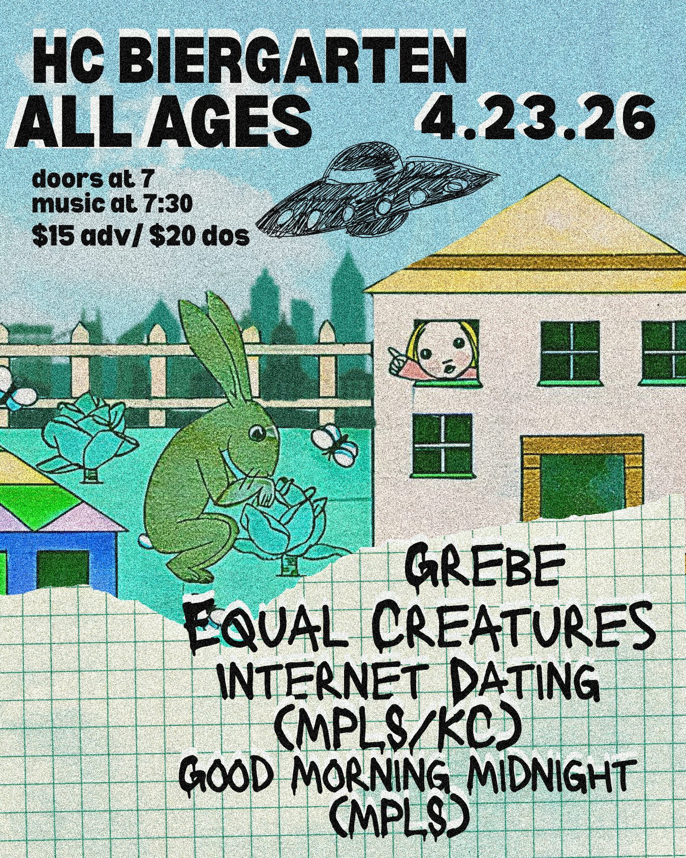 Good Morning Midnight, Internet Dating, Grebe, Equal Creatures @ HC Biergarten